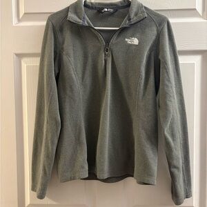 The North Face Grey Quarter-Zip Fleece Pullover